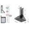 ZLINE 30 in. Wall Mount Range Hood in Stainless Steel KF230