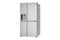 27 CF SXS DOORINDOOR DUAL ICE MAKER WITH CRAFT ICE PRINTPROOF STAINLESS STEEL