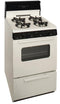 PREMIER SJK240TP 24 in. Freestanding Sealed Burner Spark Ignition Gas Range in Biscuit