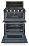 KITCHENAID KFGD500EBS 30-Inch 5 Burner Gas Double Oven Convection Range - Black Stainless Steel with PrintShield™ Finish