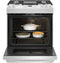 GE APPLIANCES JGS760DPWW GE® 30" Slide-In Front-Control Convection Gas Range with No Preheat Air Fry