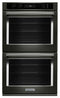 KITCHENAID KODE507EBS 27" Double Wall Oven with Even-Heat™ True Convection - Black Stainless Steel with PrintShield™ Finish