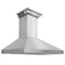 ZLINE 42 in. Wall Mount Range Hood in Stainless Steel with Builtin CrownSound® Bluetooth Speakers KL3CRNBT42