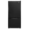 AMANA ABB2224BRB 33-inch Wide Bottom-Freezer Refrigerator with EasyFreezer Pull-Out Drawer - 22 cu. ft. Capacity - Black