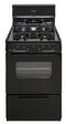 PREMIER SJK240BP 24 in. Freestanding Sealed Burner Spark Ignition Gas Range in Black