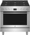 ELECTROLUX ECFD3668AS 36'' Dual-Fuel Freestanding Range