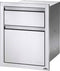 NAPOLEON BBQ BI18242DR 18" x 24" Double Drawer: Large and Standard , Stainless Steel