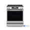 MIDEA MES30S2AST Slide-In Electric Range with 5 Elements and Air Fry Convection