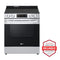 6.3 CF ELEC SINGLE OVEN SLIDE IN RANGE EASYCLEAN PLUS SC SS