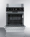 SUMMIT TTM7212BKW 24" Wide Gas Wall Oven