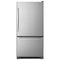 AMANA ABB2224BRM 33-inch Wide Bottom-Freezer Refrigerator with EasyFreezer Pull-Out Drawer - 22 cu. ft. Capacity - Stainless Steel