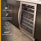 WHIRLPOOL WUW55X24HS 24-inch Wide Undercounter Wine Center with 46-Bottle Wine Storage