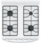 HOTPOINT RGAS300DMWW Hotpoint® 24" Front-Control Free-Standing Gas Range with Large Window