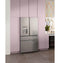 CAFE CXE22DM5PS5 Café™ ENERGY STAR® 22.3 Cu. Ft. Smart Counter-Depth 4-Door French-Door Refrigerator in Platinum Glass