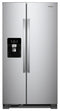 WHIRLPOOL WRS335SDHM 36-inch Wide Side-by-Side Refrigerator - 25 cu. ft.