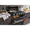 KITCHENAID KFGD500EBS 30-Inch 5 Burner Gas Double Oven Convection Range - Black Stainless Steel with PrintShield™ Finish