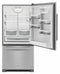 KITCHENAID KRBR102ESS 22 cu. ft. 33-Inch Width Full Depth Non Dispense Bottom Mount Refrigerator - Stainless Steel