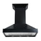 ZLINE 30 in. Wooden Wall Mount Range Hood in Black Includes Motor