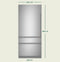 CAFE CIC36LP2VS1 Café™ 36" Integrated Bottom-Freezer Refrigerator