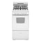 AMANA AGG222VDW 20-inch Gas Range with Compact Oven Capacity - White