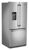 MAYTAG MFW2055FRZ 30-Inch Wide French Door Refrigerator with Exterior Water Dispenser- 20 Cu. Ft.