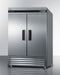 SUMMIT SCFF497 49 CU.FT. Commercial Reach-in All-freezer In Complete Stainless Steel