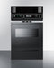 SUMMIT TTM7212DK 24" Wide Gas Wall Oven