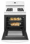 AMANA AGR6603SFW 30-inch Gas Range with Self-Clean Option - White