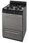 PREMIER SCK600BP 24 in. Fresstanding Gas Range in Stainless Steel