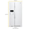 WHIRLPOOL WRS331SDHW 33-inch Wide Side-by-Side Refrigerator - 21 cu. ft.