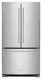 KITCHENAID KRFF305ESS 25 Cu. Ft. 36-Width Standard Depth French Door Refrigerator with Interior Dispense - Stainless Steel