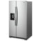 WHIRLPOOL WRS335SDHM 36-inch Wide Side-by-Side Refrigerator - 25 cu. ft.