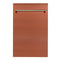 ZLINE KITCHEN AND BATH DPHHH18 ZLINE 18" Dishwasher Panel with Traditional Handle [Color: Hand Hammered Copper]