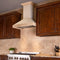 ZLINE 36 in. Unfinished Wooden Wall Mount Range Hood  Includes  Motor