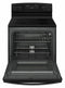 AMANA AER6303MFB 30-inch Electric Range with Extra-Large Oven Window - Black