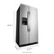 AMANA ASI2175GRS 33-inch Side-by-Side Refrigerator with Dual Pad External Ice and Water Dispenser - Black-on-Stainless