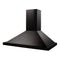 ZLINE 24 in. Wall Mount Range Hood in Black Stainless Steel BSKBN24