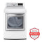 LG DLGX7901WE 7.3 cu. ft. Ultra Large Capacity Smart wi-fi Enabled Rear Control Gas Dryer with TurboSteam™