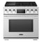 SIGNATURE KITCHEN SUITE SKSDR360SS 36-inch Dual-Fuel Pro Range with Steam-Combi Oven and Sous Vide