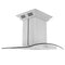 ZLINE 36 in. Island Mount Range Hood in Stainless Steel with Builtin CrownSound‚Ñ¢ Bluetooth Speakers GL5iCRNBT36