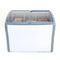 9.5 CF SWITCHABLE CHEST FREEZER REFRIGERATOR BEVERAGE COOLER SLIDING & LOCKING GLASS DR ADJ THERMOST