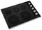 WHIRLPOOL WCE77US0HS 30-inch Electric Ceramic Glass Cooktop with Two Dual Radiant Elements