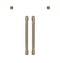 Café™ CXWSFHKPMBZ  2 French-Door Handles; 2 Knobs - Brushed Bronze