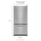 KITCHENAID KRBR102ESS 22 cu. ft. 33-Inch Width Full Depth Non Dispense Bottom Mount Refrigerator - Stainless Steel