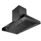 ZLINE 30 in. Island Mount Range Hood in Black Stainless Steel BSKE2iN30