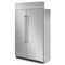 KITCHENAID KBSN708MPS 30 Cu. Ft. 48" Built-In Side-by-Side Refrigerator with PrintShield™ Finish - Stainless Steel with PrintShield™ Finish