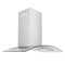 ZLINE 30 in. Wall Mount Range Hood in Stainless Steel & Glass KN430