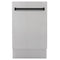 ZLINE KITCHEN AND BATH DWVZ30418G ZLINE Autograph Edition 18' Compact 3rd Rack Top Control Dishwasher in Stainless Steel with Accent Handle, 51dBa (DWVZ-304-18) [Color: Gold]