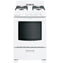 HOTPOINT RGAS300DMWW Hotpoint® 24" Front-Control Free-Standing Gas Range with Large Window