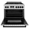 ZLINE Autograph Edition 36" 4.6 cu. ft. Range with Gas Stove and Gas Oven in Stainless Steel with Gold Accents RGZ36G